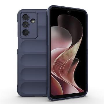Samsung Galaxy M36 Rugged TPU Cover - Mørkeblå