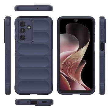 Samsung Galaxy M36 Rugged TPU Cover - Mørkeblå