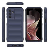 Samsung Galaxy M36 Rugged TPU Cover - Mørkeblå