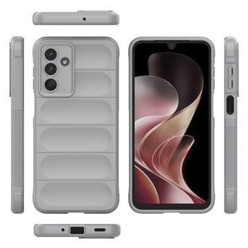 Samsung Galaxy M36 Rugged TPU Cover - Lysegrå