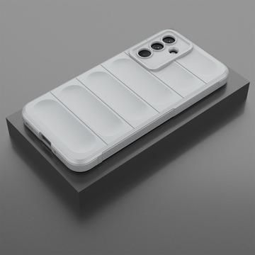 Samsung Galaxy M36 Rugged TPU Cover - Lysegrå