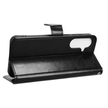 Samsung Galaxy M36 Pung Etui med Stativ - sort