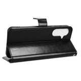 Samsung Galaxy M36 Pung Etui med Stativ - sort