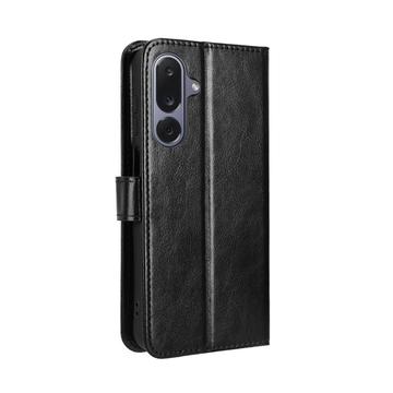 Samsung Galaxy M36 Pung Etui med Stativ - sort