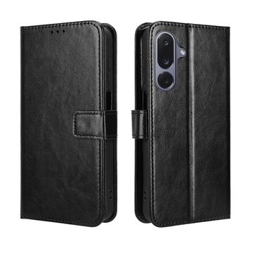 Samsung Galaxy M36 Pung Etui med Stativ - sort