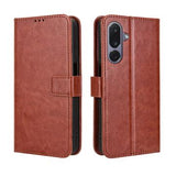 Samsung Galaxy M36 Pung Etui med Stativ - Brun