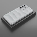 Samsung Galaxy M55/F55/C55 Rugged TPU Cover - Lysegrå