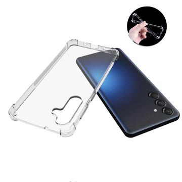Samsung Galaxy M55/F55/C55 Stødsikkert TPU Cover - Gennemsigtig