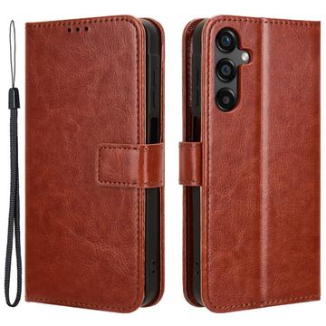 Samsung Galaxy M55/F55/C55 Pung Taske med Magnetisk Lukning - Brun