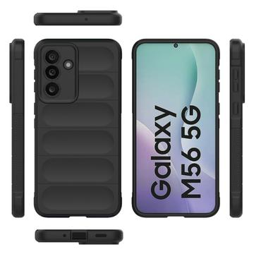 Samsung Galaxy M56 Rugged TPU Cover - Sort
