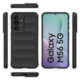 Samsung Galaxy M56 Rugged TPU Cover - Sort