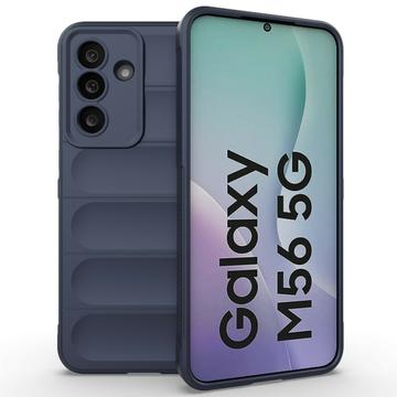 Samsung Galaxy M56 Rugged TPU Cover - Mørkeblå