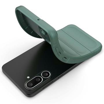 Samsung Galaxy M56 Rugged TPU Cover - Grøn