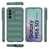 Samsung Galaxy M56 Rugged TPU Cover - Grøn