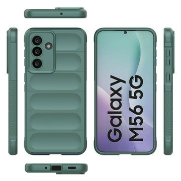 Samsung Galaxy M56 Rugged TPU Cover - Grøn