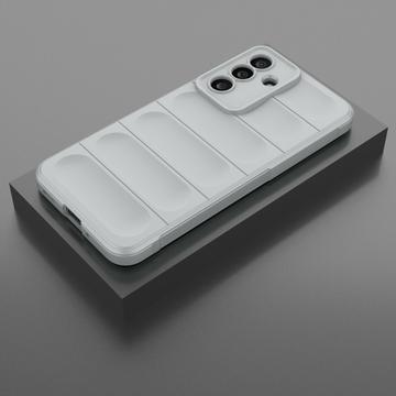 Samsung Galaxy M56 Rugged TPU Cover - Lysegrå