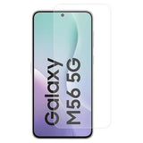 Samsung Galaxy M56/F56 Skærmbeskyttelse Hærdet Glas - 9H - Case Friendly - Gennemsigtig