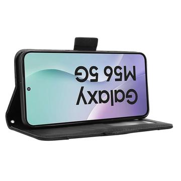 Samsung Galaxy M56 Kortholder Pung Etui - Sort