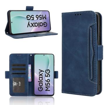 Samsung Galaxy M56 Kortholder Pung Etui - Blå