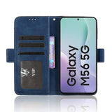 Samsung Galaxy M56 Kortholder Pung Etui - Blå