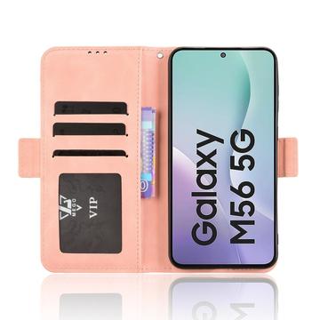 Samsung Galaxy M56 Kortholder Pung Etui - Pink
