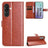 Samsung Galaxy M56 Pung Etui med Stativ - Brun