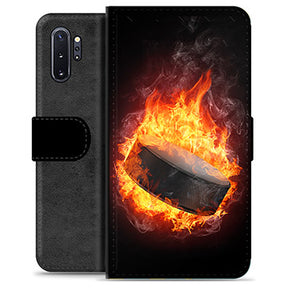 Samsung Galaxy Note10+ Premium Flip Cover med Pung - Ishockey