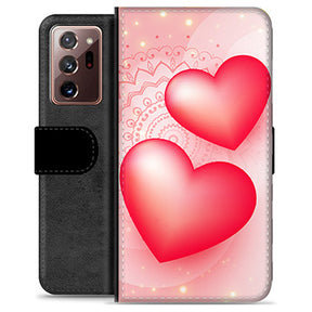 Samsung Galaxy Note20 Ultra Premium Flip Cover med Pung - Kærlighed