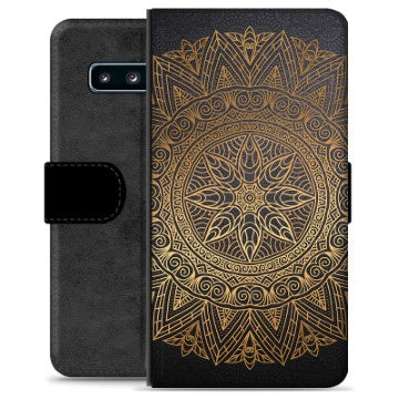 Samsung Galaxy S10+ Premium Flip Cover med Pung - Mandala