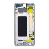 Samsung Galaxy S10+ Skærm & Frontcover GH82-18849B - Hvid