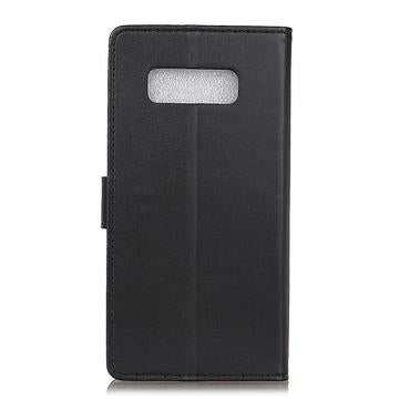 Samsung Galaxy S10e Slim Læderpung - Sort
