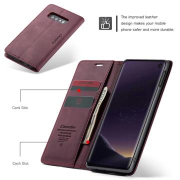 Samsung Galaxy S10e Caseme 013 Series Pung - Rød