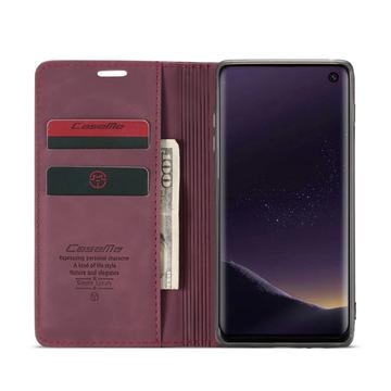 Samsung Galaxy S10e Caseme 013 Series Pung - Rød