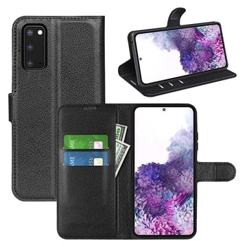Samsung Galaxy S20 5G Pung Taske med Magnetisk Lukning - Sort