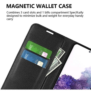 Samsung Galaxy S20 5G Pung Taske med Magnetisk Lukning - Sort
