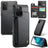 Samsung Galaxy S20 FE 5G/S20 FE 2022 Caseme C22-etui RFID-kortpung - Sort