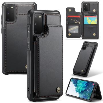Samsung Galaxy S20 FE 5G/S20 FE 2022 Caseme C22-etui RFID-kortpung - Sort