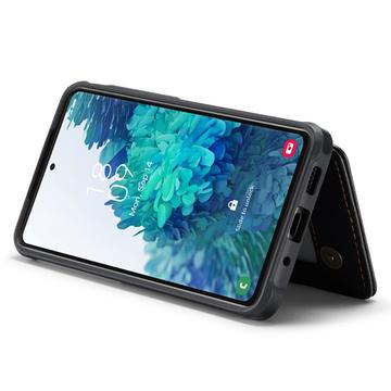 Samsung Galaxy S20 FE 5G/S20 FE 2022 Caseme C22-etui RFID-kortpung - Sort
