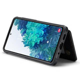Samsung Galaxy S20 FE 5G/S20 FE 2022 Caseme C22-etui RFID-kortpung - Sort