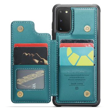 Samsung Galaxy S20 FE 5G/S20 FE 2022 Caseme C22-etui RFID-kortpung - Grøn