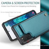 Samsung Galaxy S20 FE 5G/S20 FE 2022 Caseme C22-etui RFID-kortpung - Grøn