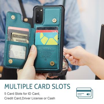 Samsung Galaxy S20 FE 5G/S20 FE 2022 Caseme C22-etui RFID-kortpung - Grøn