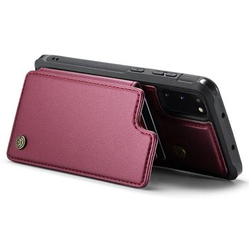 Samsung Galaxy S20 FE 5G/S20 FE 2022 Caseme C22-etui RFID-kortpung - Rød