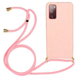 Saii Eco Line Samsung Galaxy S20 FE Cover med Strap - Pink
