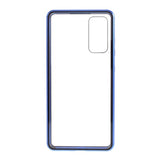 Samsung Galaxy S20 FE Magnetisk Cover med Skærmbeskyttelse Hærdet Glas - Blå