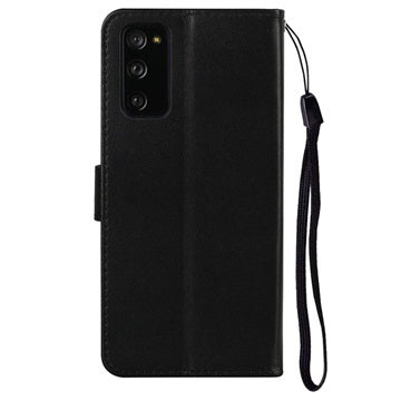 Samsung Galaxy S20 FE Premium Pung Taske med Magnetisk Lukning - Sort