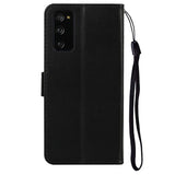 Samsung Galaxy S20 FE Premium Pung Taske med Magnetisk Lukning - Sort