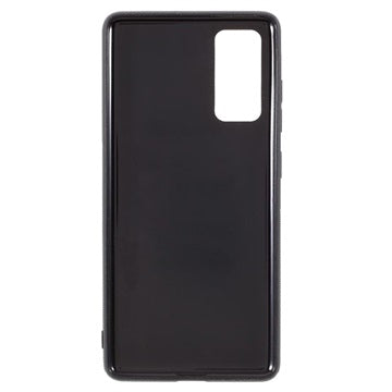 Samsung Galaxy S20 FE TPU Cover - Karbonfiber - Sort