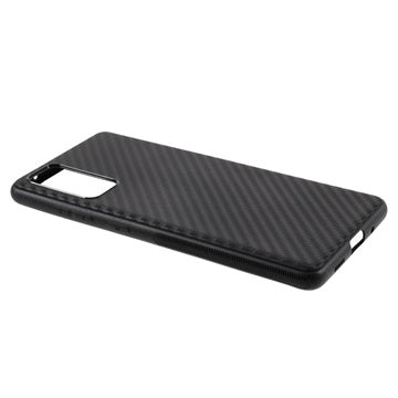 Samsung Galaxy S20 FE TPU Cover - Karbonfiber - Sort