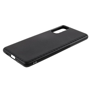 Samsung Galaxy S20 FE TPU Cover - Karbonfiber - Sort